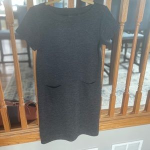 Adrienne Vittadini Casual gray tunic dress with pockets Machine washable